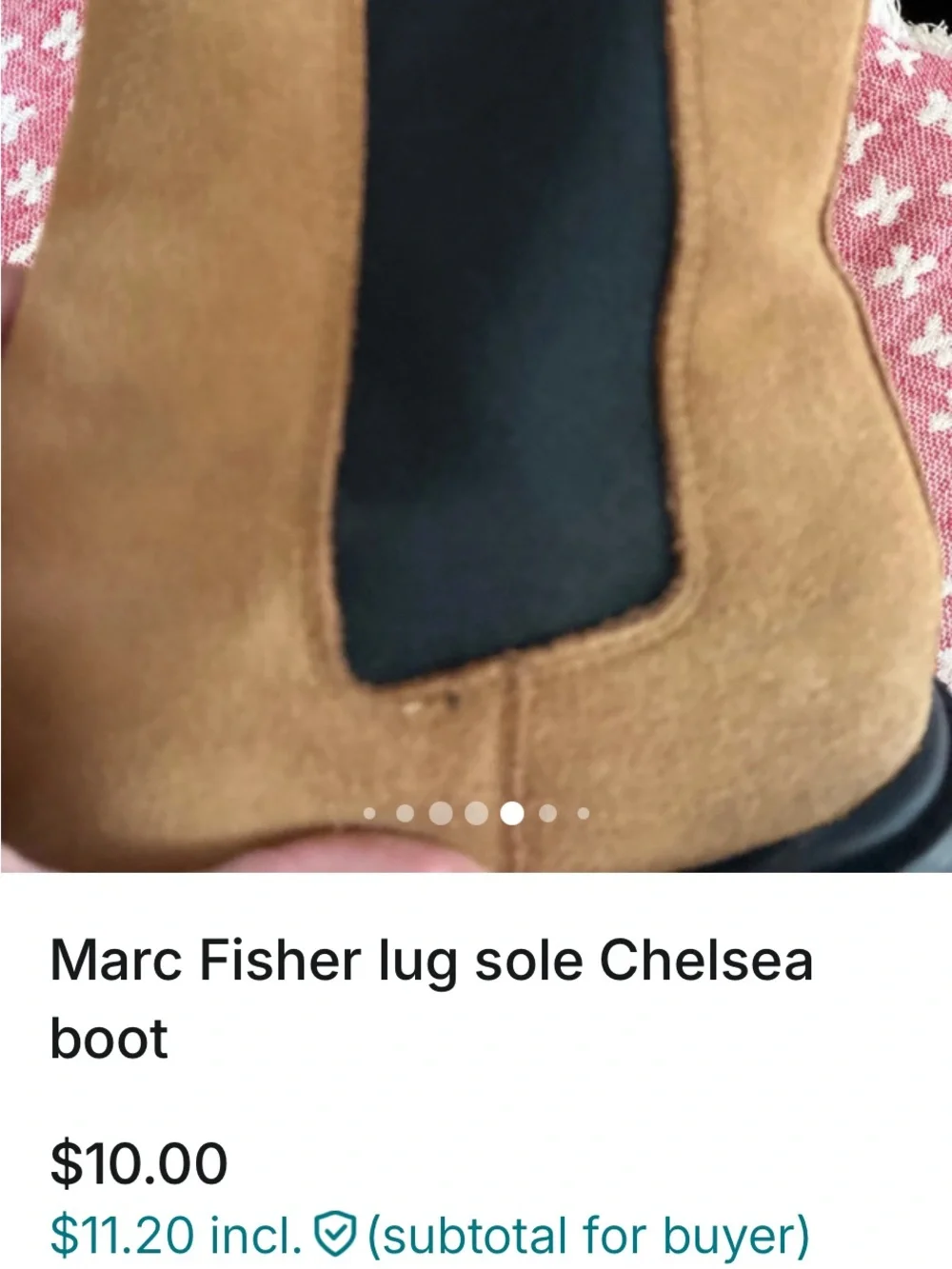 Marc Fisher suede chelsea